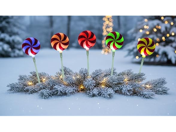Brite Star Candy Lollipop Path Lights