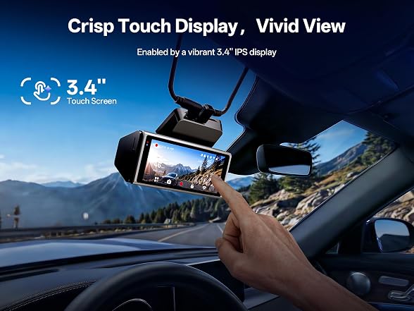 petsee S3 4K+2.5K Dual Dash Cam