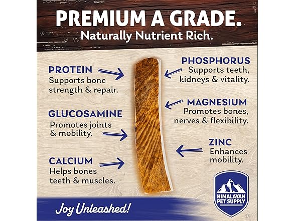 Himalayan Dog Chew Smoked Deer Antler