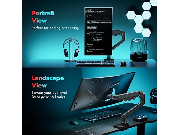 ARES WING 17" to 49" Ultrawide Monitor Arm