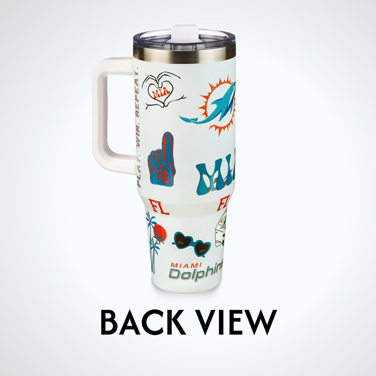 MIAMI DOLPHINS 46oz Game Day Tumbler - Gallery 15