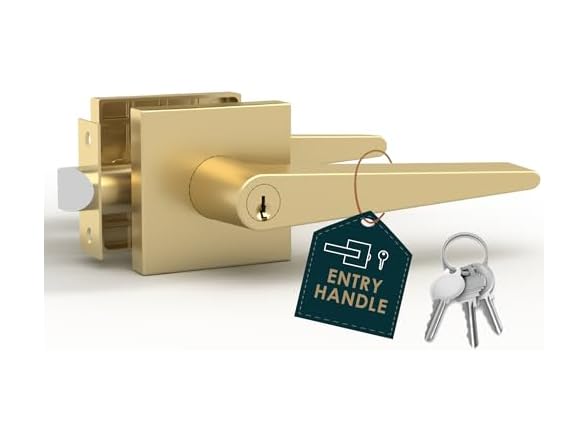 Satin Brass Entry
