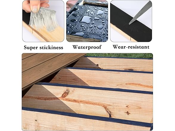 GEYYANG Deck Joist Tape 2 inch x 50 Feet 6 Pack