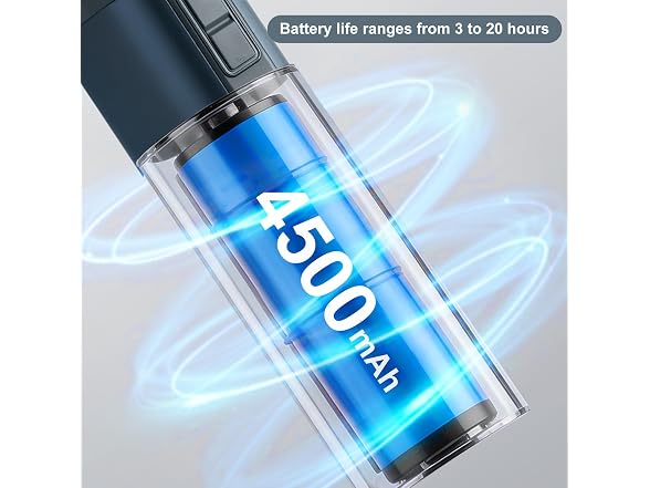 Sowmow Blue Handheld Turbo Fan