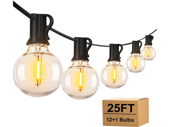 TAICORE G40 Bulbs Outdoor String Lights