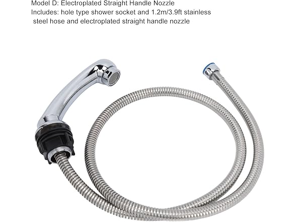 Shampoo Bowl Shower Head Nozzle Salon Bed Sprayer