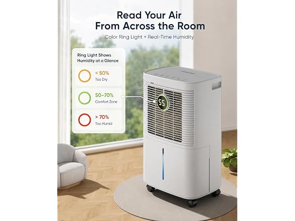 Dravonic 34 Pints Dehumidifier