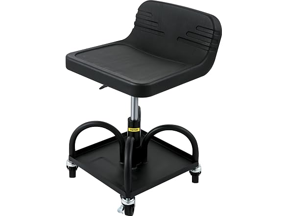Rolling Garage Stool, 300LBS Capacity 15.7in