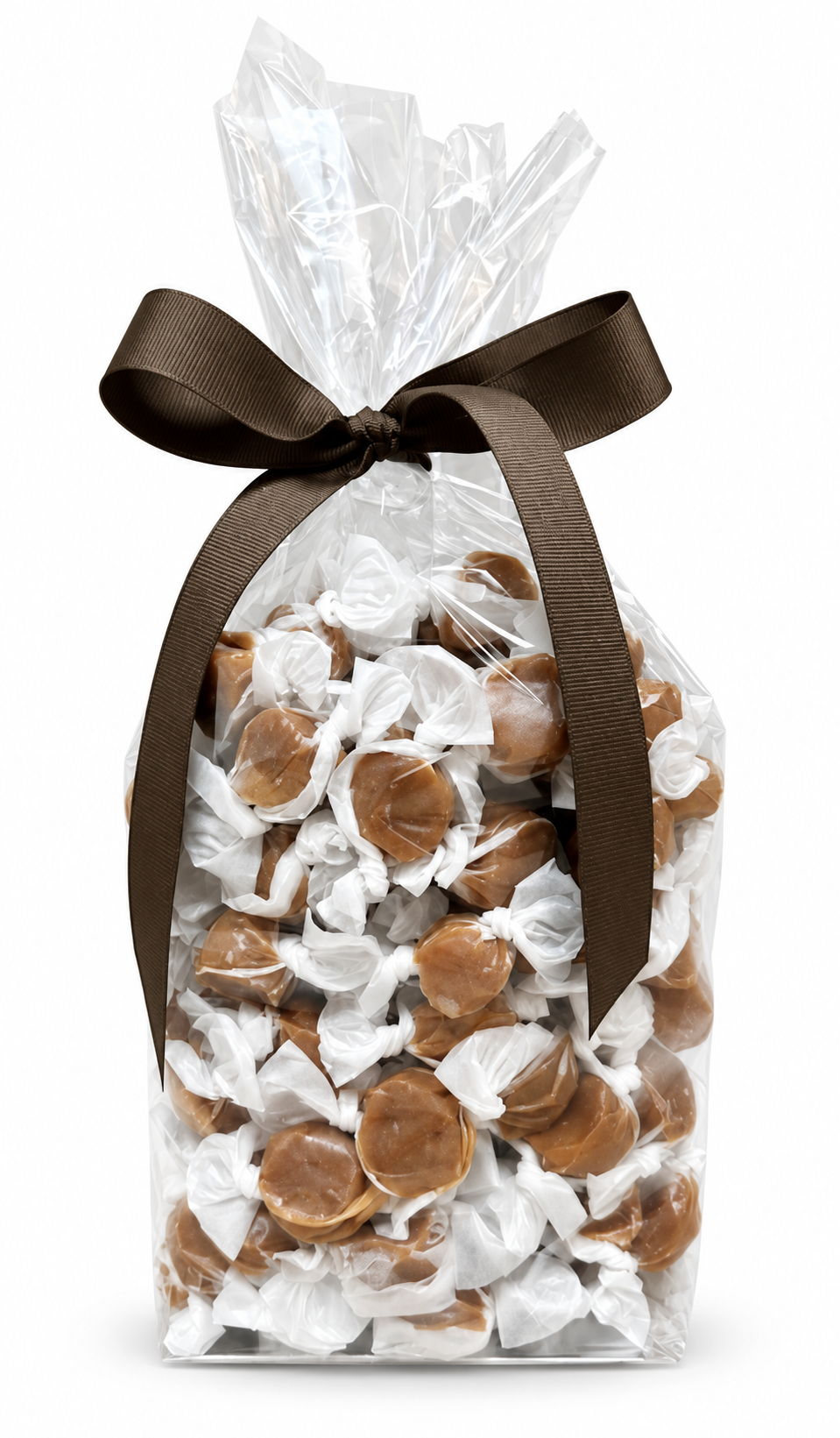 Candy Basket Twist Wrapped Caramels - Coffee - Gallery 3
