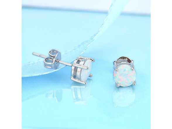 Genuine White Fire Opal in Sterling