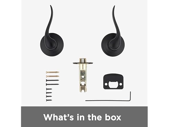 2Pk Or 3Pk Kwikset Passage Door Handle