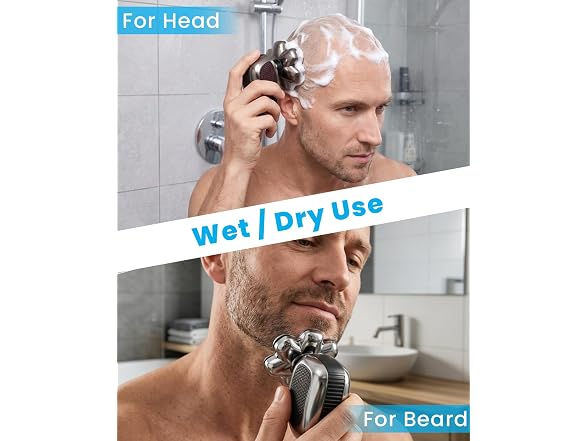 FENTGO 7D Floating Head Shaver for Men