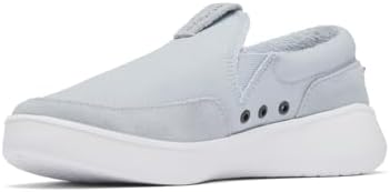 Columbia Womens PFG Boatside Slip On Boat Shoe, Cirrus Grey/Grill, 11