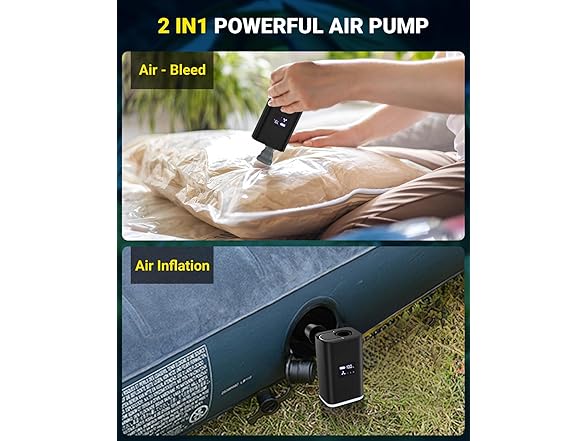 OMQ OMQ Portable Air Pump for Inflatables,Electric Air M