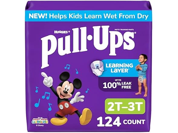 Pull-Ups | Boys' Potty 124 Count