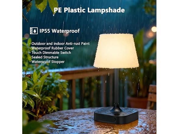 Vutirp Table Lamp, Black