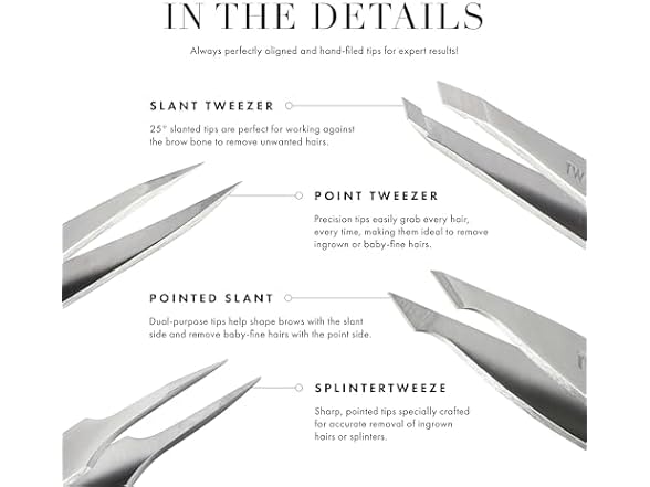 Tweezerman NYC Mini Slant Tweezer