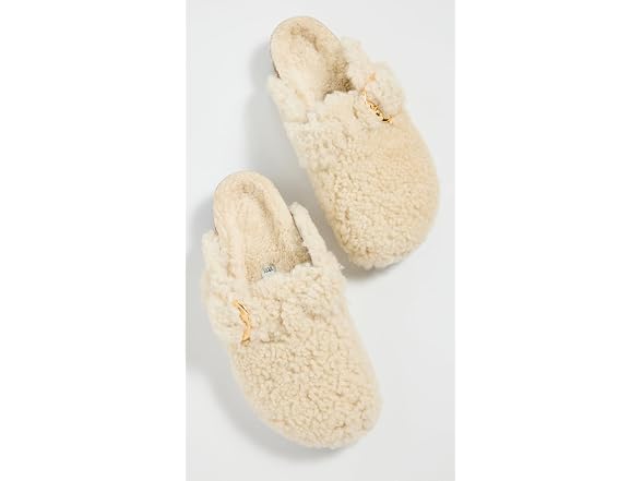 Birkenstock Women's Boston Big Buckle Teddy Clogs (11)