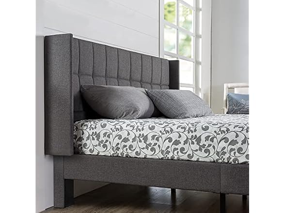 Zinus Dori Upholstered Platform Bed Frame