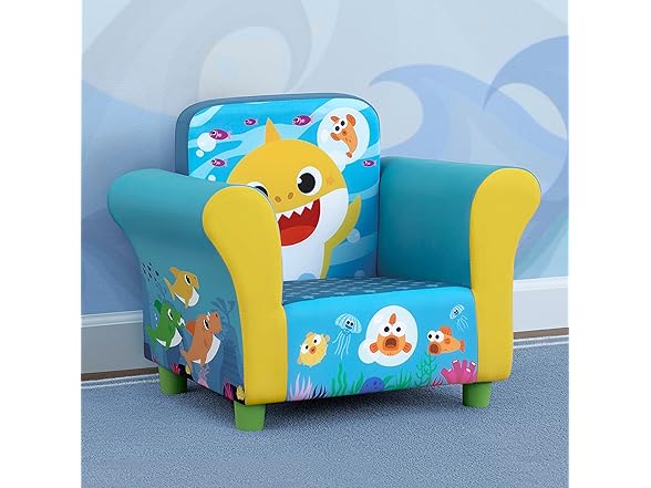 Delta Children Upholstered Chair, Baby Shark