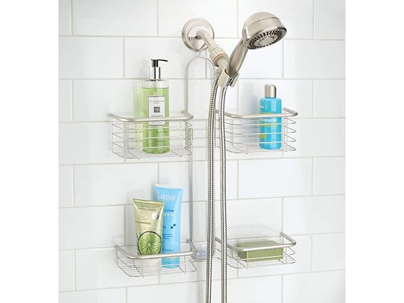 iDesign Hanging Handheld Shower Hose Caddy