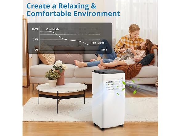 GarveeLife 10,000 BTU Portable AC Up to 450 Sq.Ft