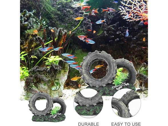 DOITOOL Fish and Shrimp Hideout House Cars O