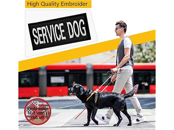 HANWER Service Dog Patches Set, 10Pack
