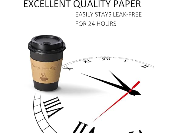 100 pack 12 oz Disposable Coffee Cups