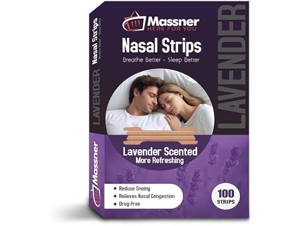 Massner Lavender Nasal Strips