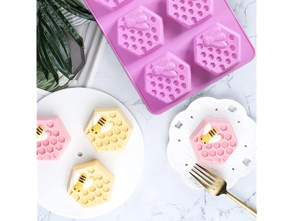 Newk Bee Honeycomb Silicone Soap Molds