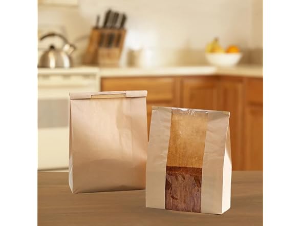Bread Bags w/Window 50pc 13.7x8.3in