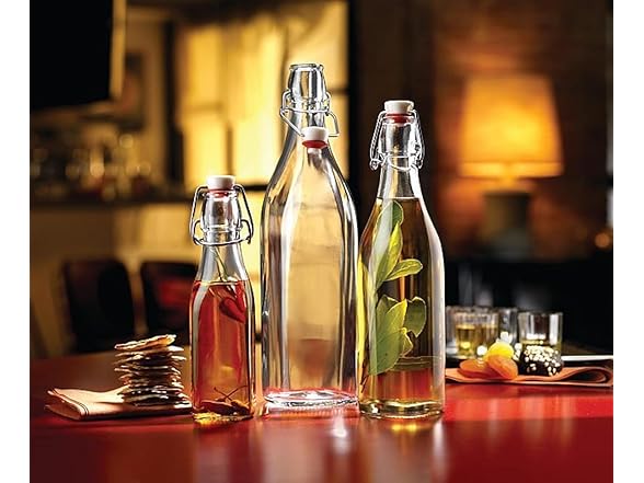 Bormioli Rocco Swing Bottle - 12.5CL (4.25 oz) - Clear