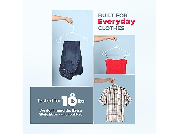 Neaties Plastic Hangers 50 Pack (60 Count)