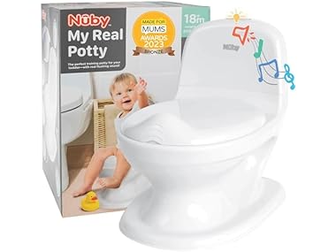 $14.99, Was $29.99, 50% Off! Nuby My Real Potty Training Musical Toilet dealfomo
