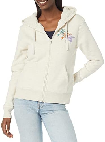 Amazon Essentials Disney | Marvel | Star Wars | Princess Women's Fleece Sherpa-Lined Full-Zip Hoodies, Dancing Minnie, X-Small