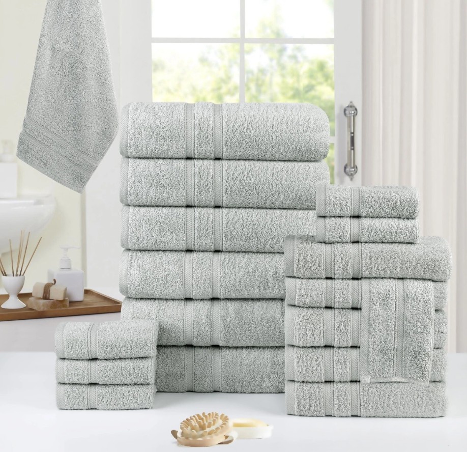 Bibb 18 Piece Egyptian Cotton Towel Set - Gallery 19