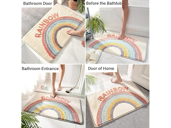 Bath Mat Rugs, Super Absorbent Floor Mat