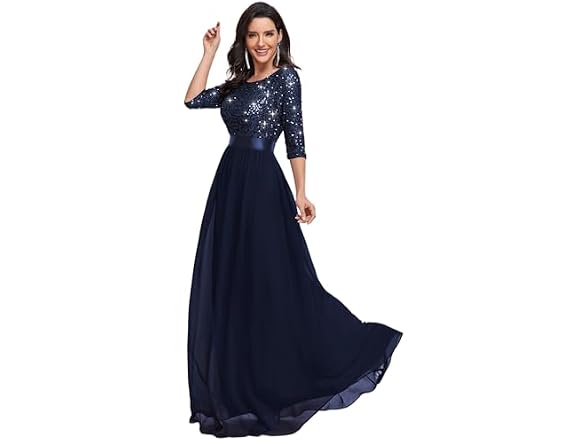 Ever-Pretty Women (14) Sequin Chiffon Formal Dress