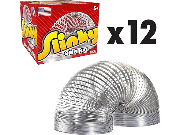 Just Play Classic Slinky, Pack of 1, 12-Count, Small