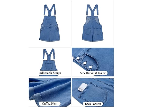 Vetinee Women (L) Classic Adjustable Straps Shorts