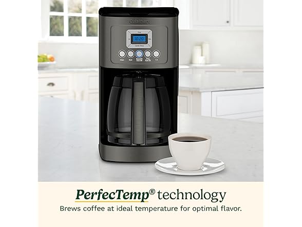 Cuisinart 14-Cup Coffee Maker, Programmable PerfecTemp Glass (Open Box)