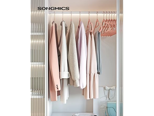 SONGMICS Velvet Hangers, Set of 50