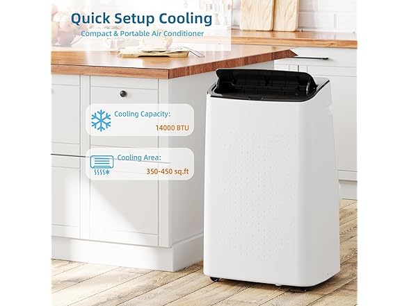 TranquilNest Portable Air Conditioner - 14,000 BTU