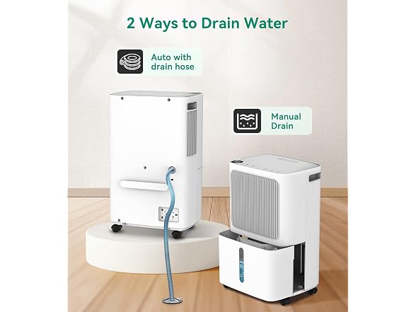 VEAGASO 2500 Sq.Ft Dehumidifier 34 Pints