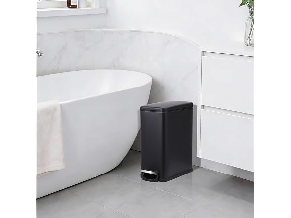 12 Gal & 2.6 Gall Step-on Stainless Steel Trash Can 