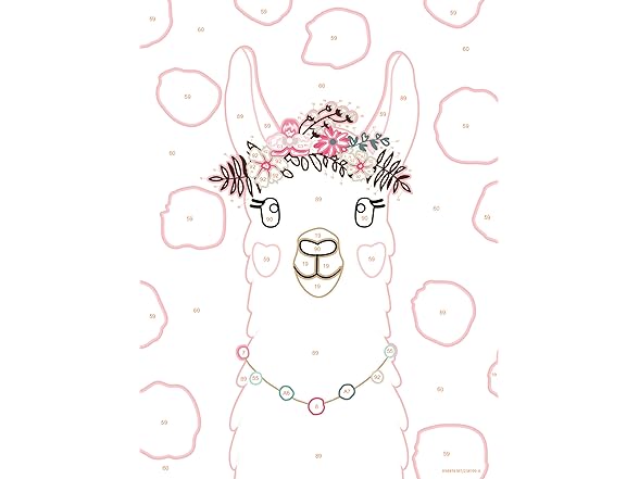 Ravensburger CreArt Drama Llama Paint by Numbers