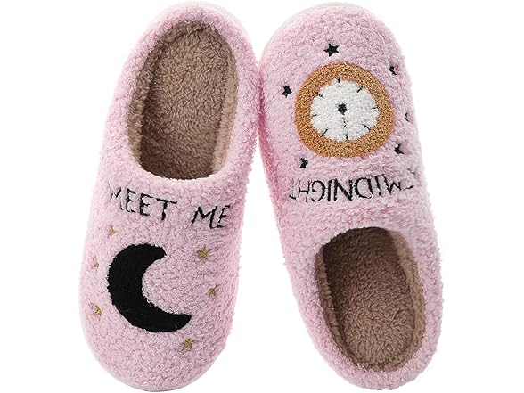Generic Meet Me at Midnight Slippers Moon 