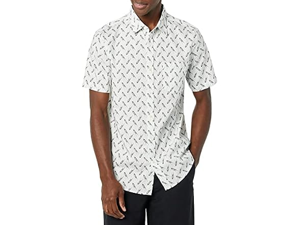 Amazon Essentials Men Short-sleeve Stretch Shirt