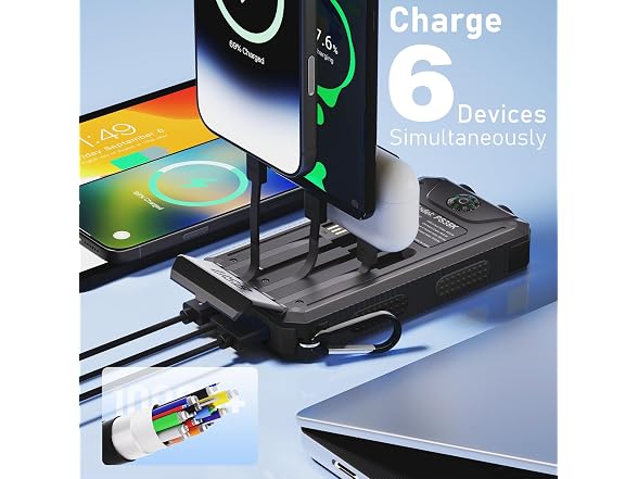 Durecopow Solar Charger Power Bank
